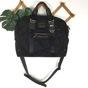 Tumi | Large Black Crossbody Computer Travel Bag
